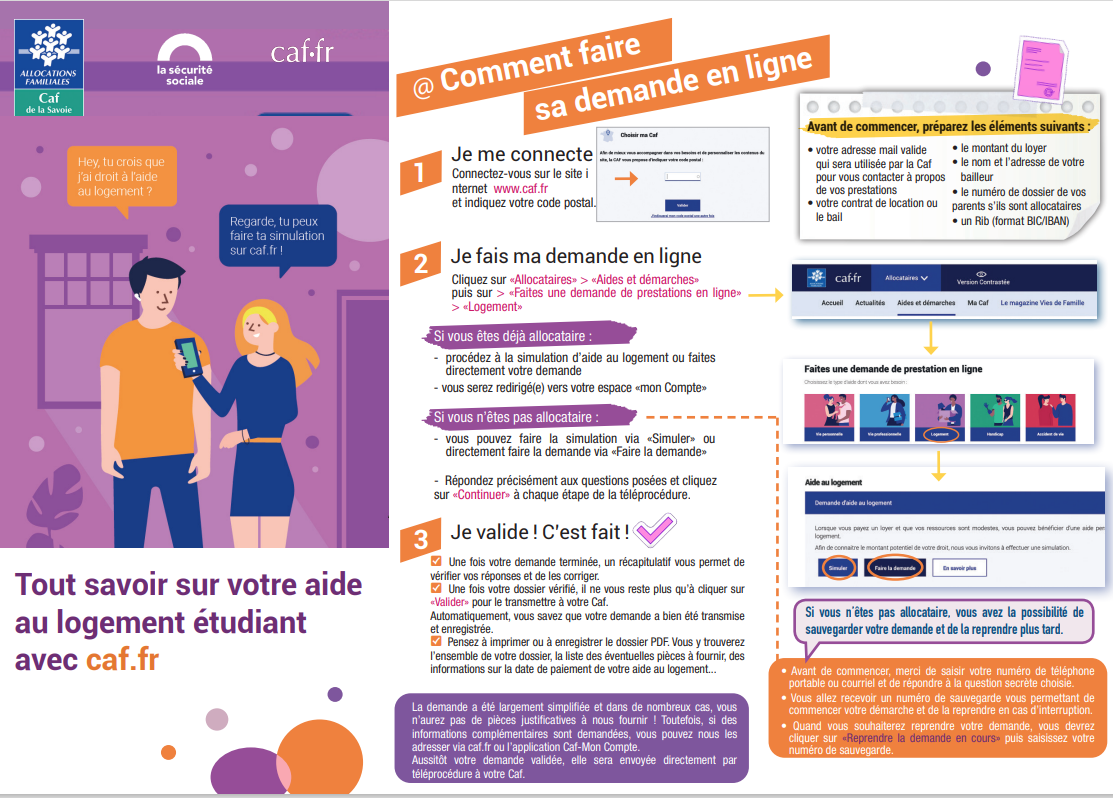 CAF Tout savoir sur votre aide au logement étudiant